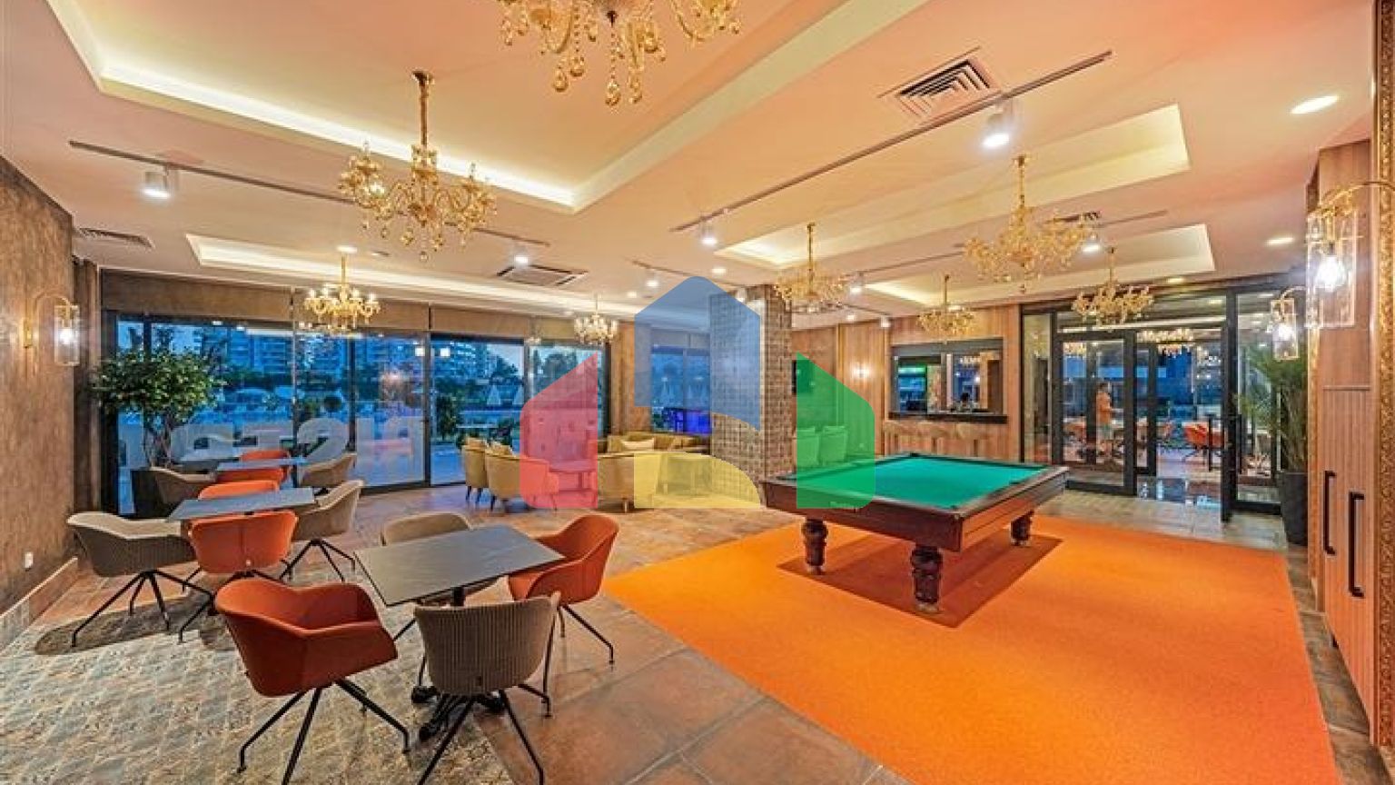 Двухкомнатная квартира в новом комплексе Авсаллара