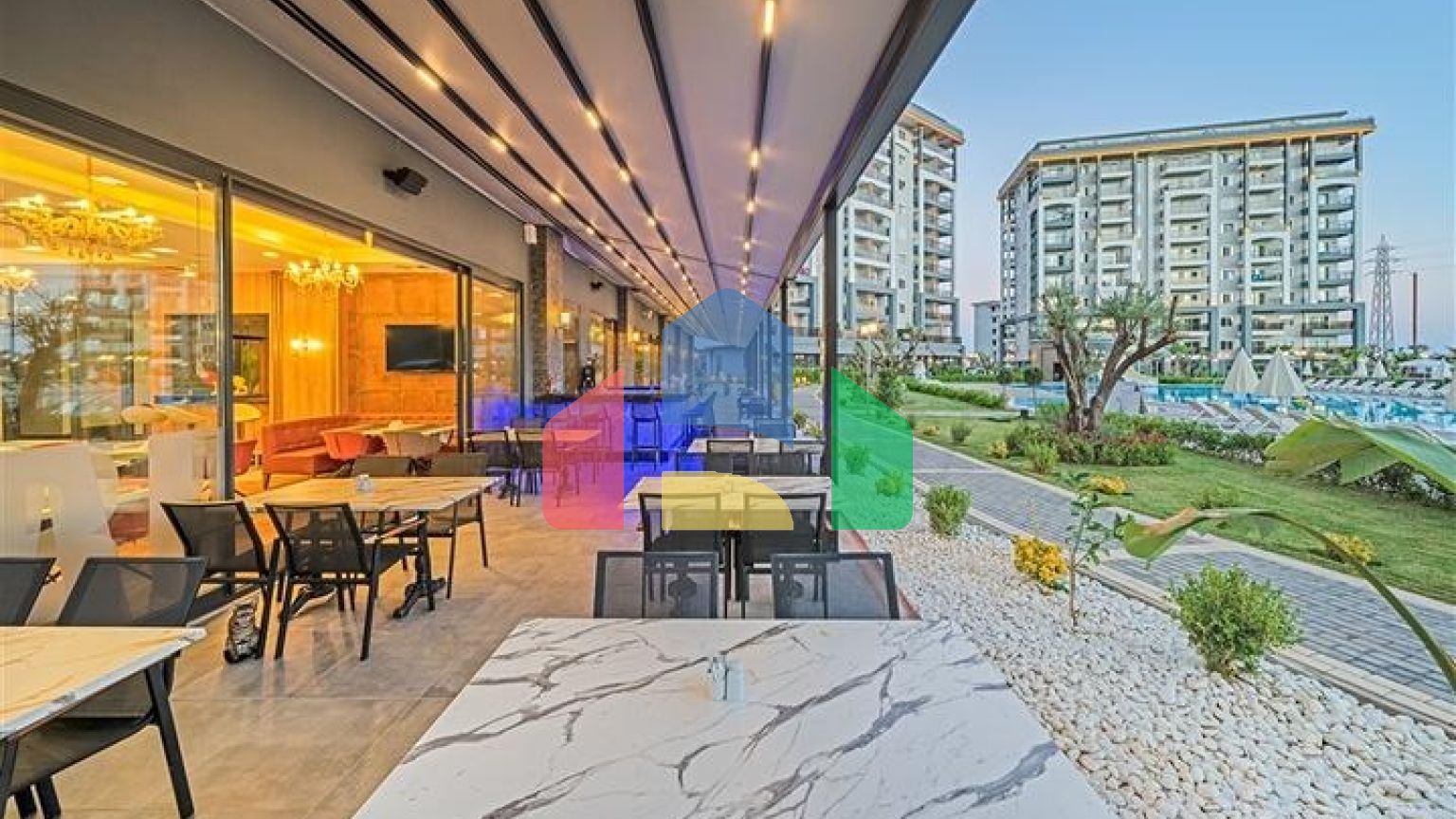 Двухкомнатная квартира в новом комплексе Авсаллара