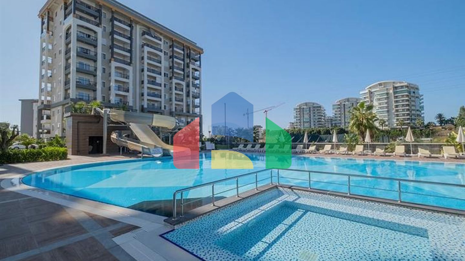 Двухкомнатная квартира в новом комплексе Авсаллара