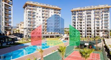 Двухкомнатная квартира в новом комплексе Авсаллара