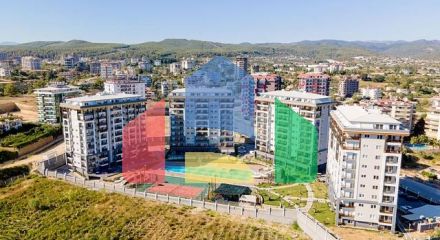 Spacious furnished 3+1 apartment in a modern residential complex in Avsallar