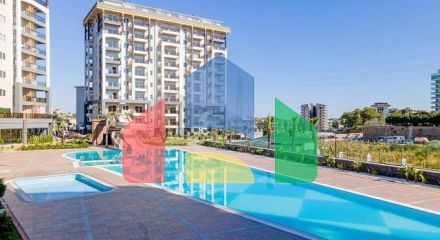 Spacious furnished 3+1 apartment in a modern residential complex in Avsallar
