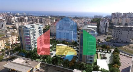 Двокімнатна квартира в новому житловому комплексі району Авсаллар