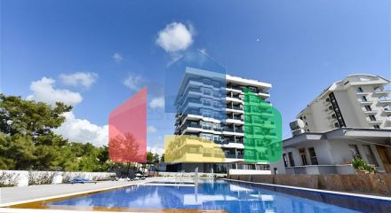 Квартира 1 + 1 в новому комплексі в районі Авсаллар