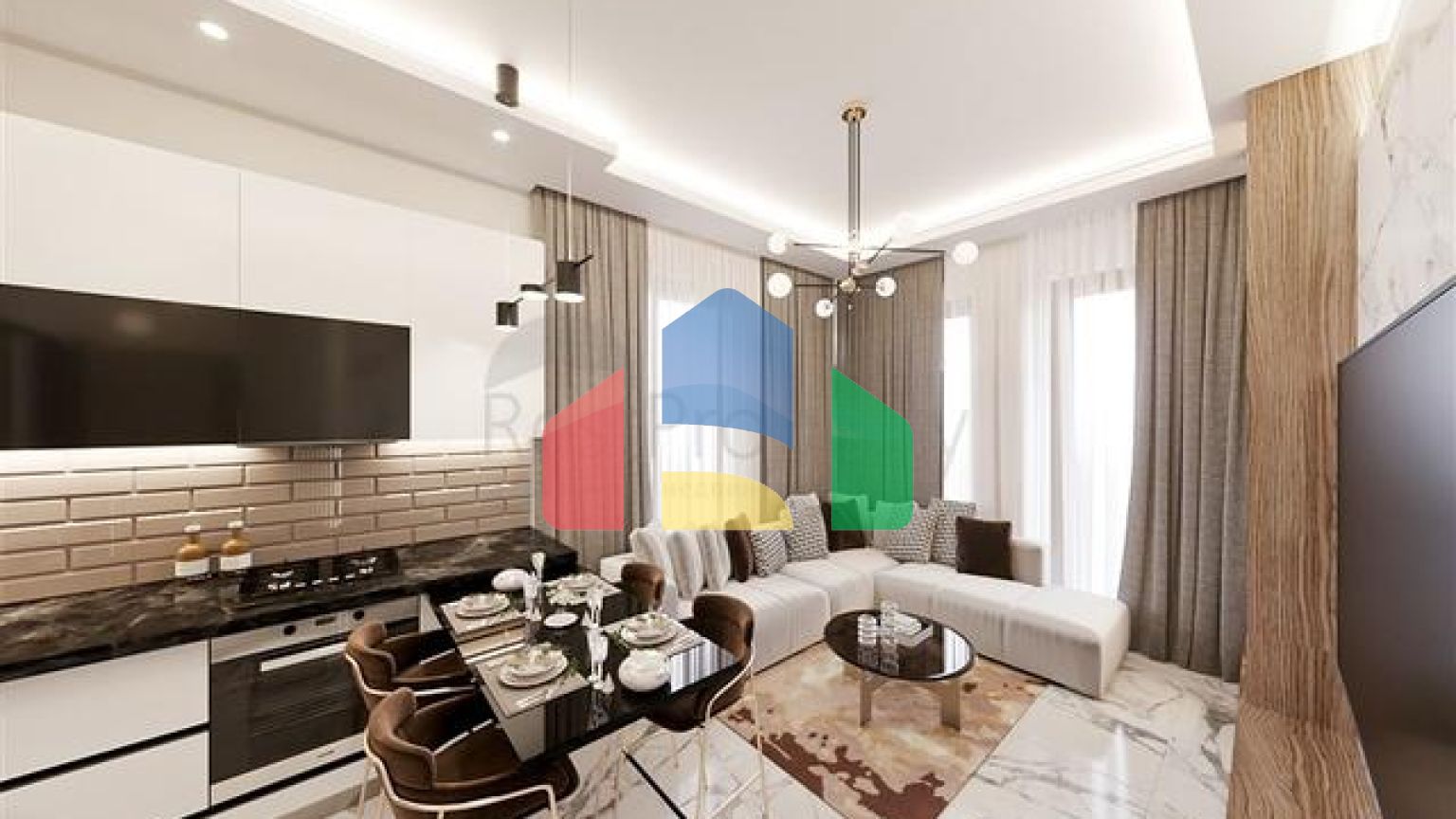 Квартира 1 + 1 з сосновому лісі