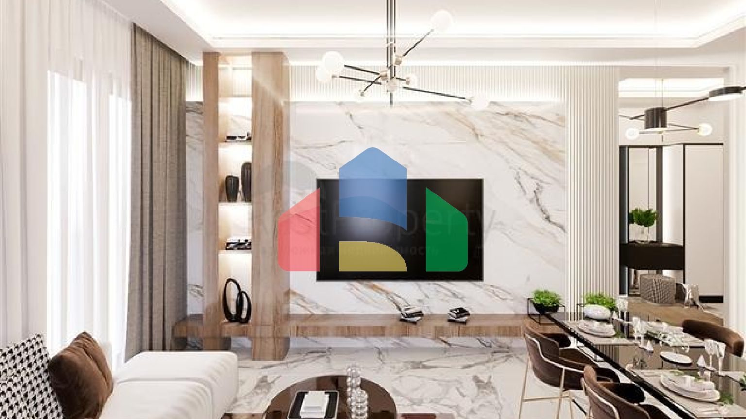 Квартира 1 + 1 з сосновому лісі