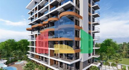 An investment project from a well-known developer in Avsallar district