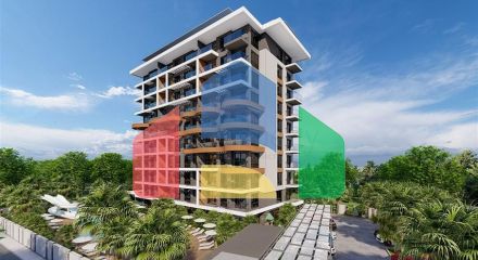 An investment project from a well-known developer in Avsallar district