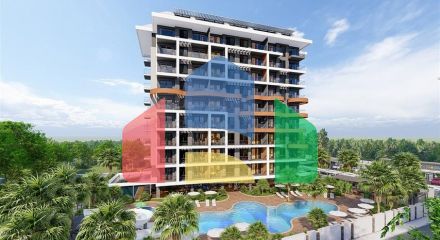 An investment project from a well-known developer in Avsallar district