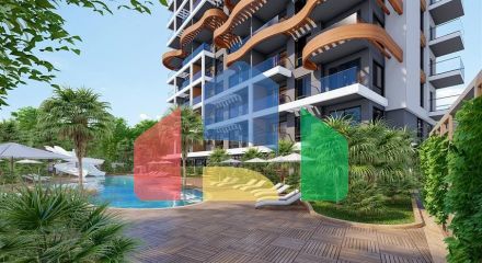 An investment project from a well-known developer in Avsallar district