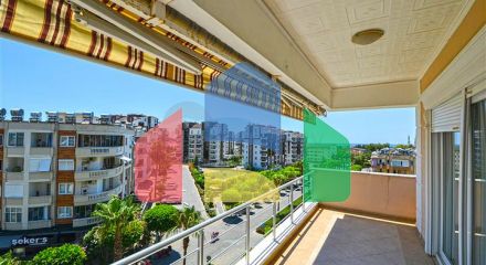 2+1 apartment with sea view in the center of Avsallar