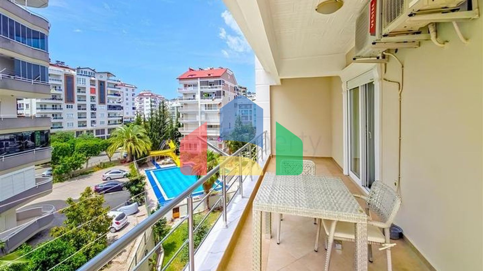 Квартира 2+1 с видом на море в центре Авсаллара