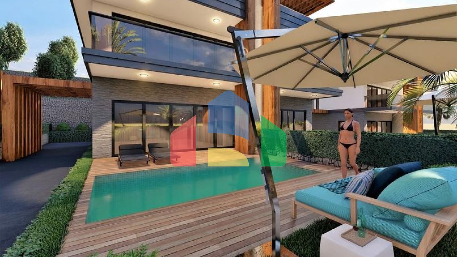 Чотирикімнатна вілла в районі Авсаллар