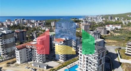Двокімнатна квартира в комплексі району Авсаллар
