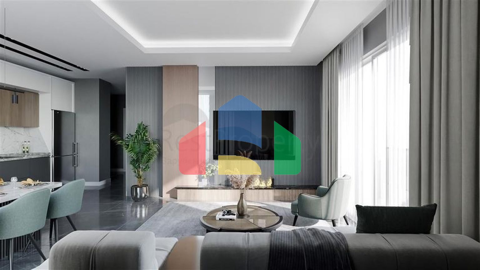 Проект на завершающей стадии строительства в районе Авсаллар