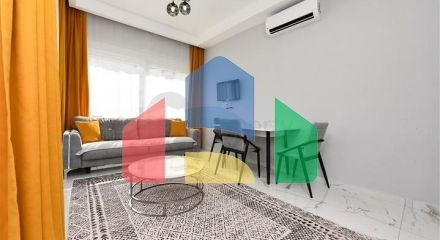 Мебльована квартира 1 + 1 в новому комплексі в Авсалларі