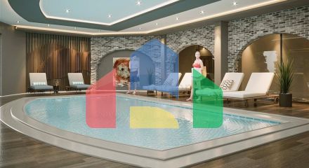 1+1 apartment in the green Avsallar district