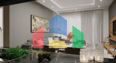 1+1 apartment in the green Avsallar district