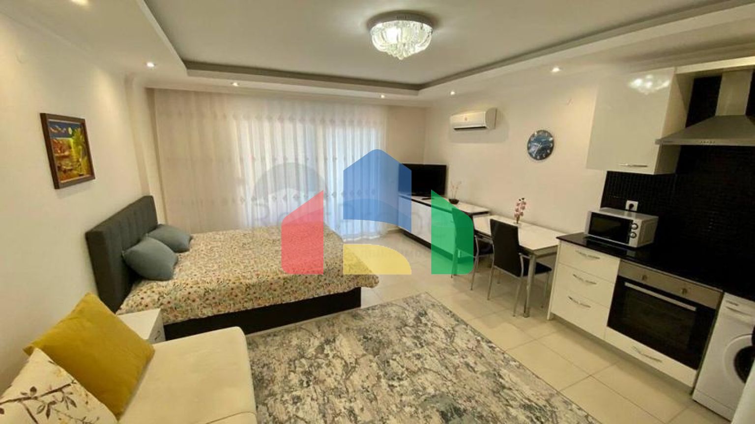 Затишна студія в мальовничому комплексі з численними зручностями