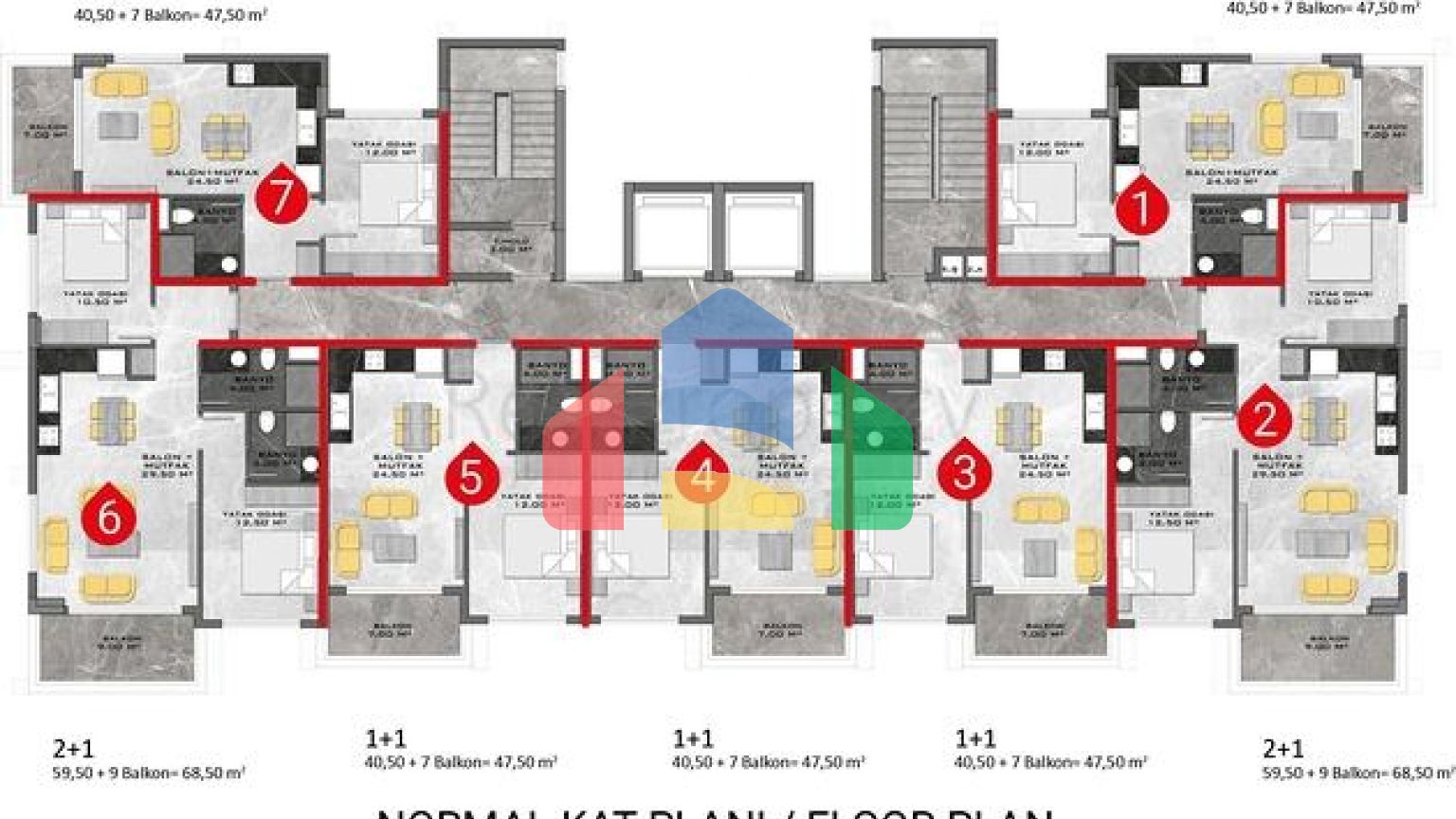 Квартири в новому житловому комплексі Авсаллара