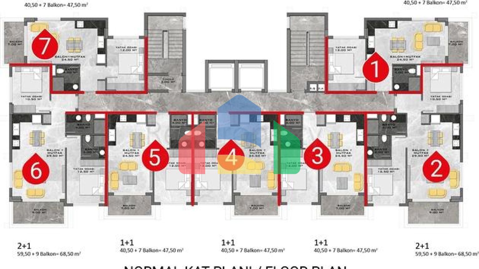 Квартири в новому житловому комплексі Авсаллара