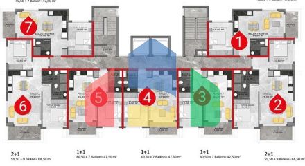 Квартири в новому житловому комплексі Авсаллара