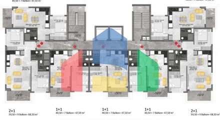 Квартири в новому житловому комплексі Авсаллара