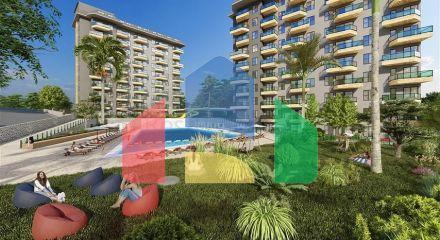 Квартира 1+1 в комплексе с богатой инфраструктурой