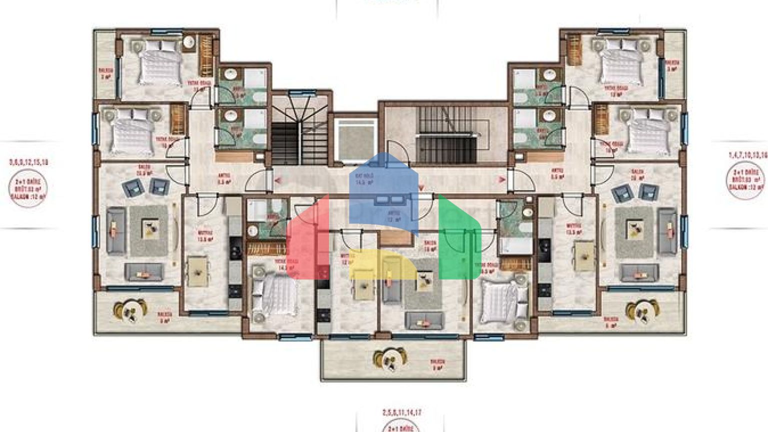 Новый жилой комплекс с богатой инфраструктурой в районе Авсаллар