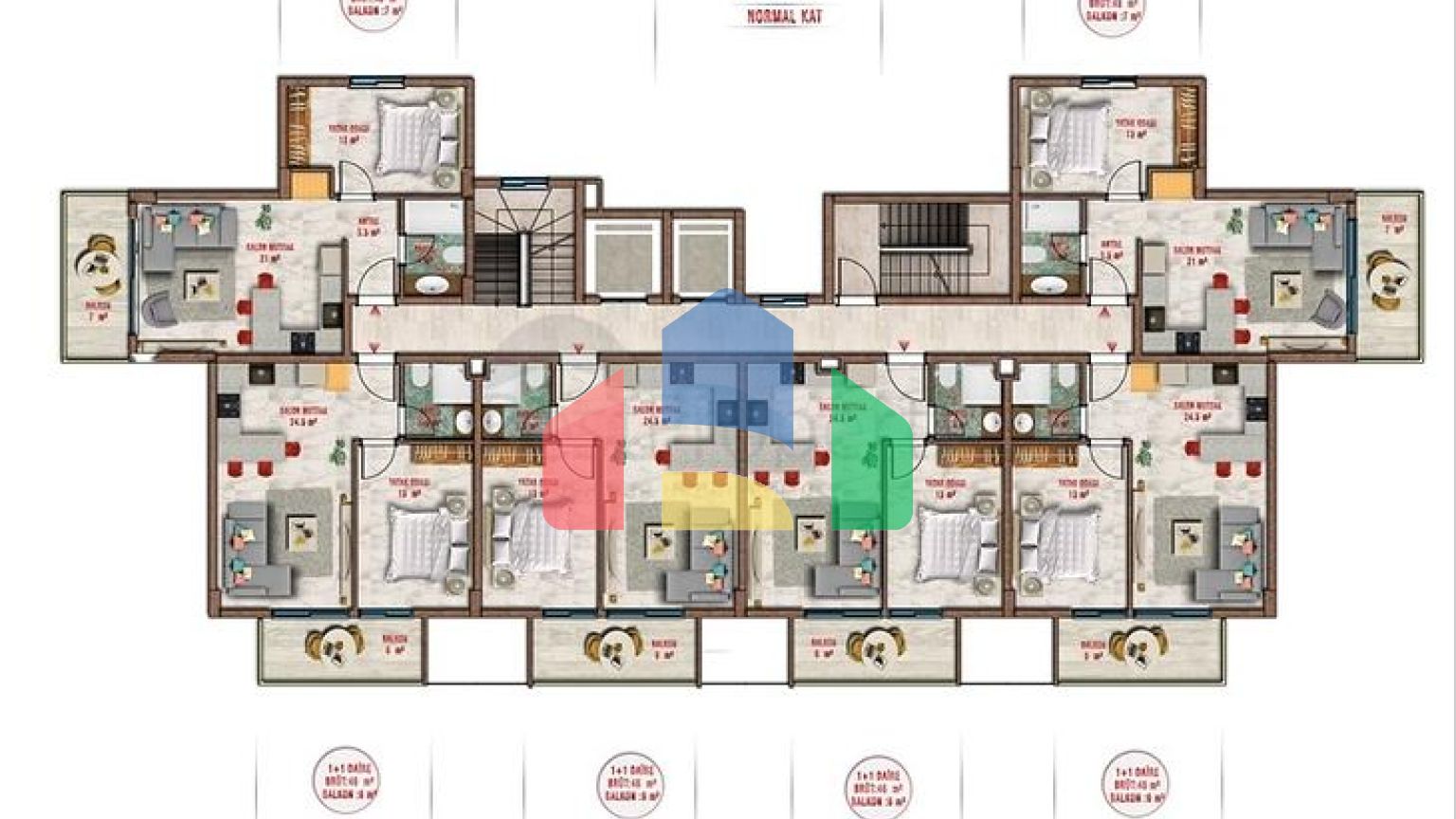 Новый жилой комплекс с богатой инфраструктурой в районе Авсаллар