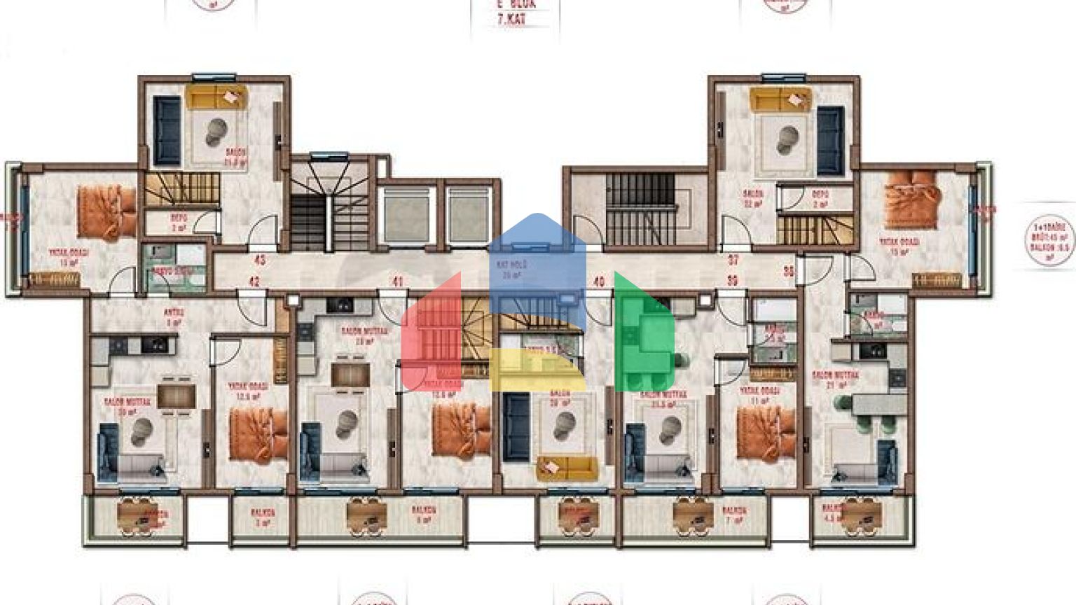 Новый жилой комплекс с богатой инфраструктурой в районе Авсаллар