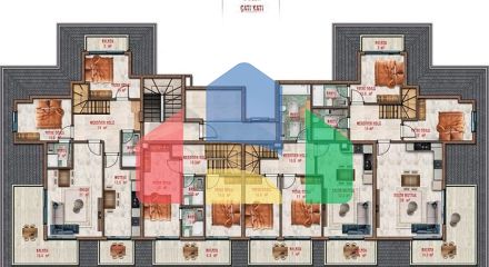 Новый жилой комплекс с богатой инфраструктурой в районе Авсаллар