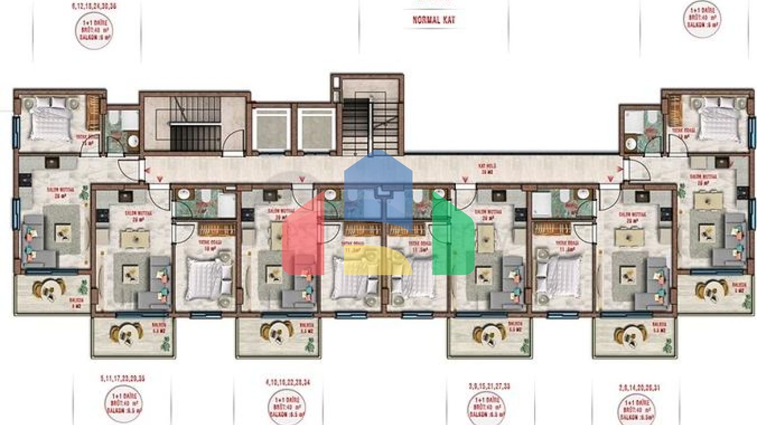 Новый жилой комплекс с богатой инфраструктурой в районе Авсаллар