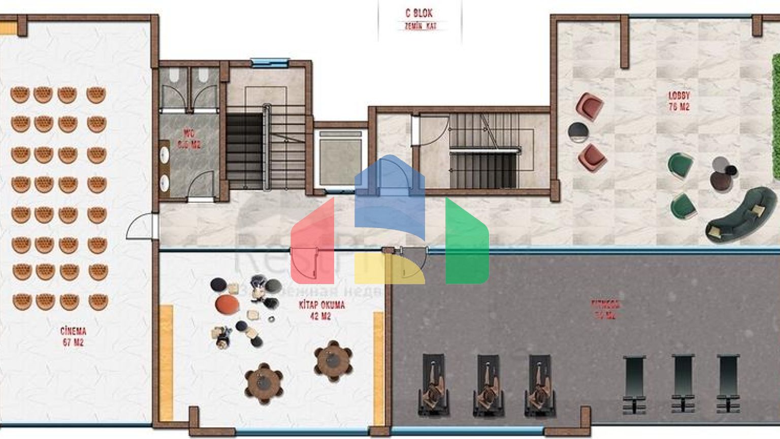 Новый жилой комплекс с богатой инфраструктурой в районе Авсаллар