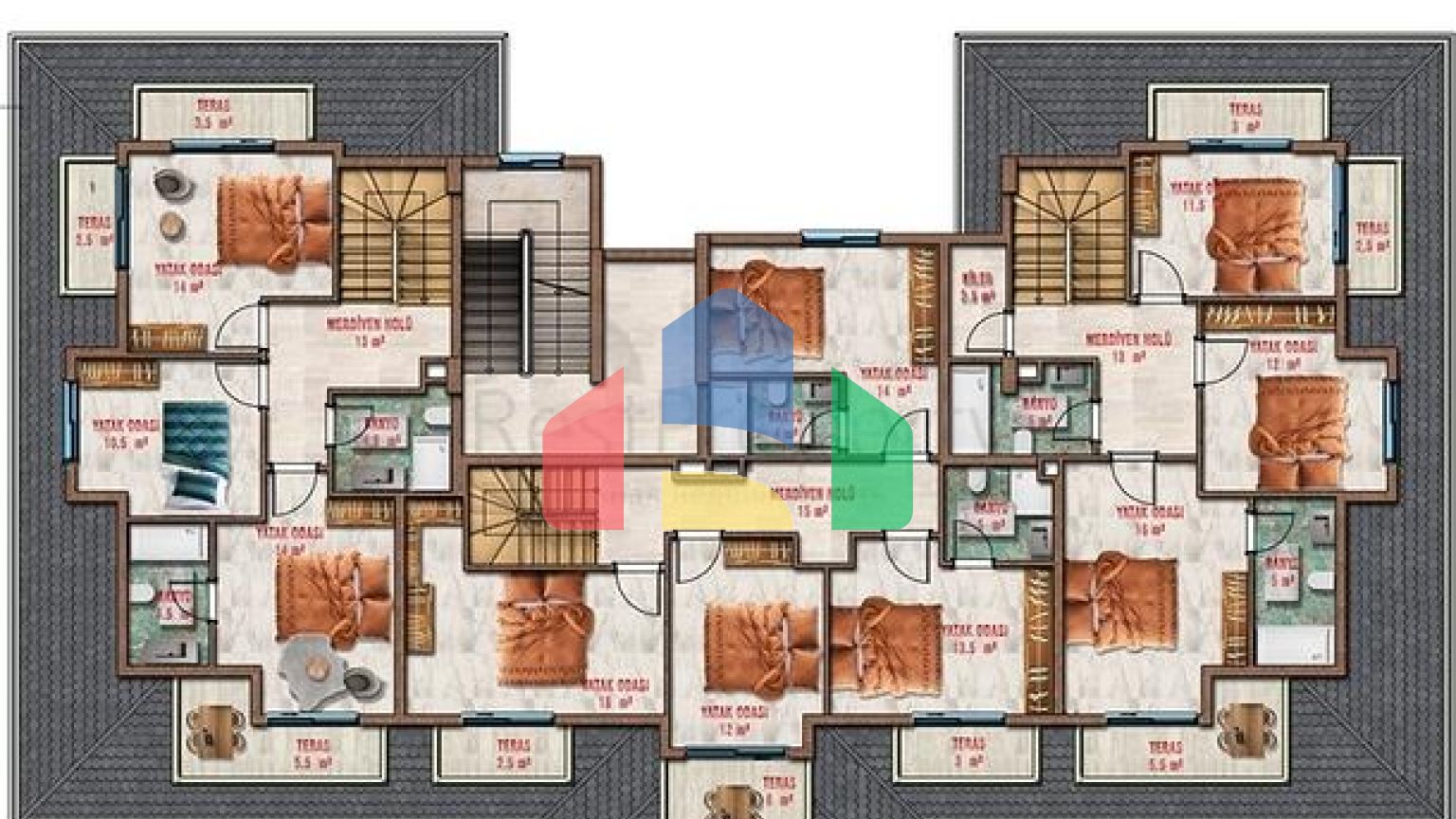 Новый жилой комплекс с богатой инфраструктурой в районе Авсаллар