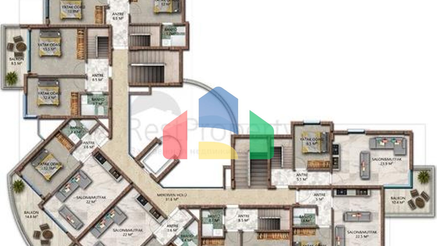 Новый жилой комплекс с богатой инфраструктурой в районе Авсаллар