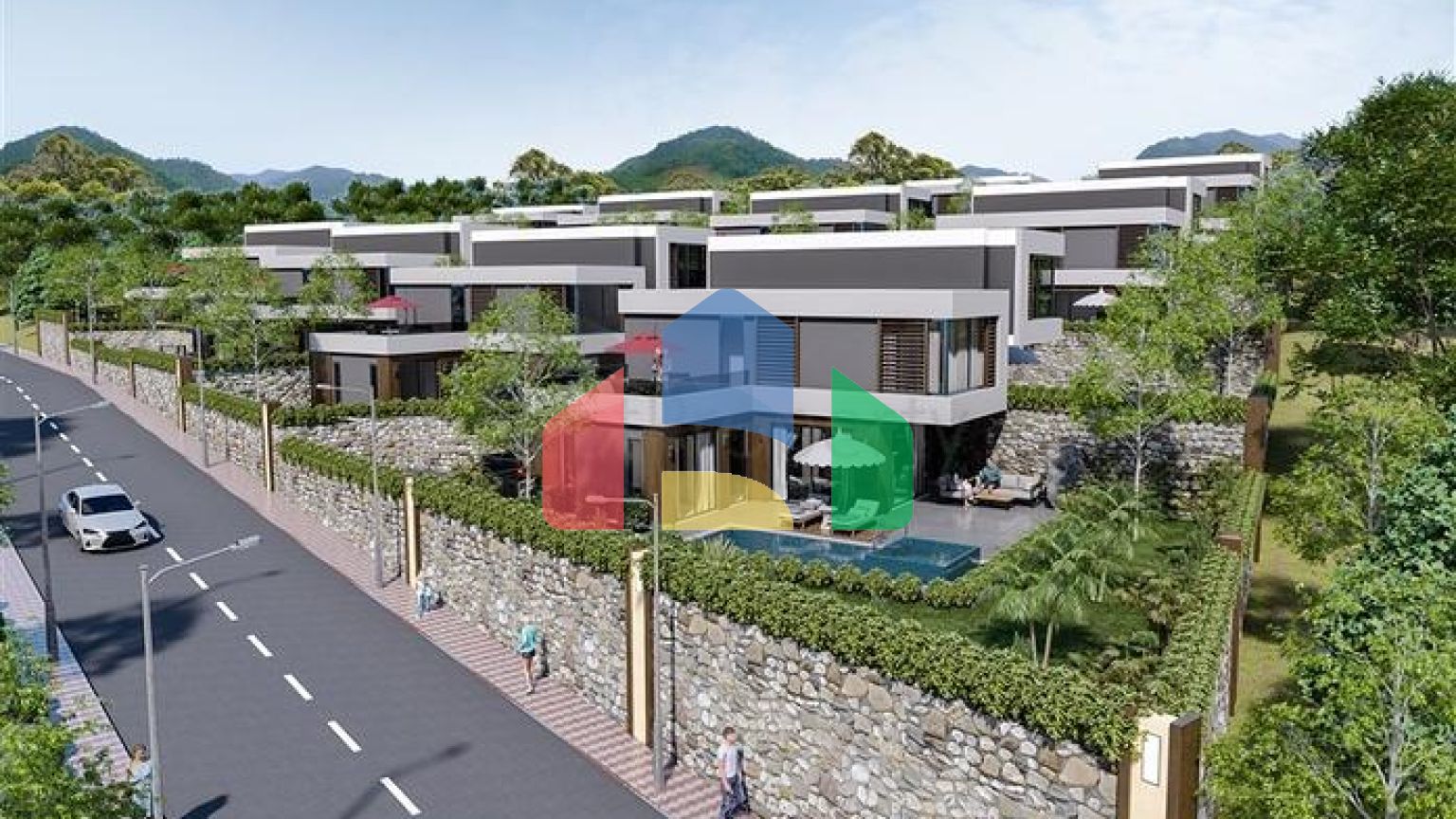 Комплекс вилл в районе Авсаллар