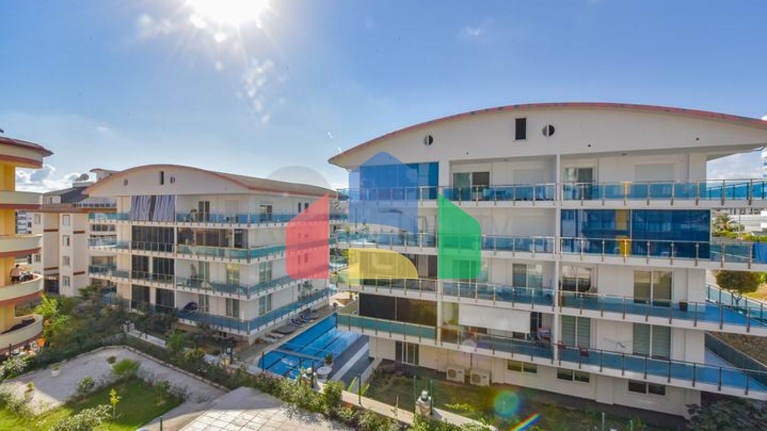 Квартира в новому комплексі 1 + 1 в районі Авсаллар