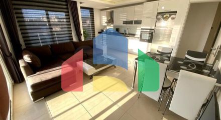 Меблированная квартира 2+1 в районе Авсаллар в комплексе с богатой инфраструктурой