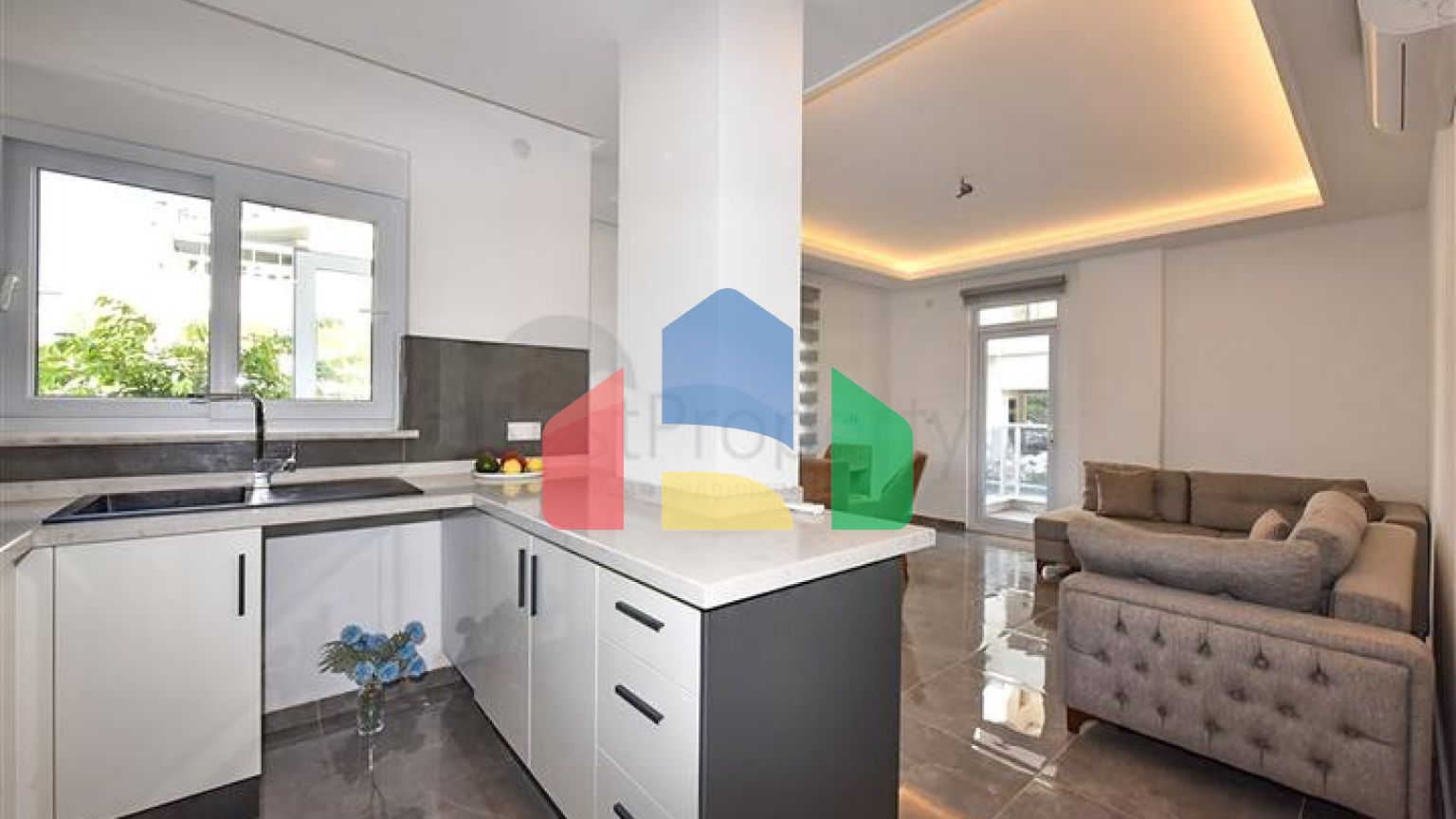 Квартира 1+1 в уютном комплексе в районе Авсаллар