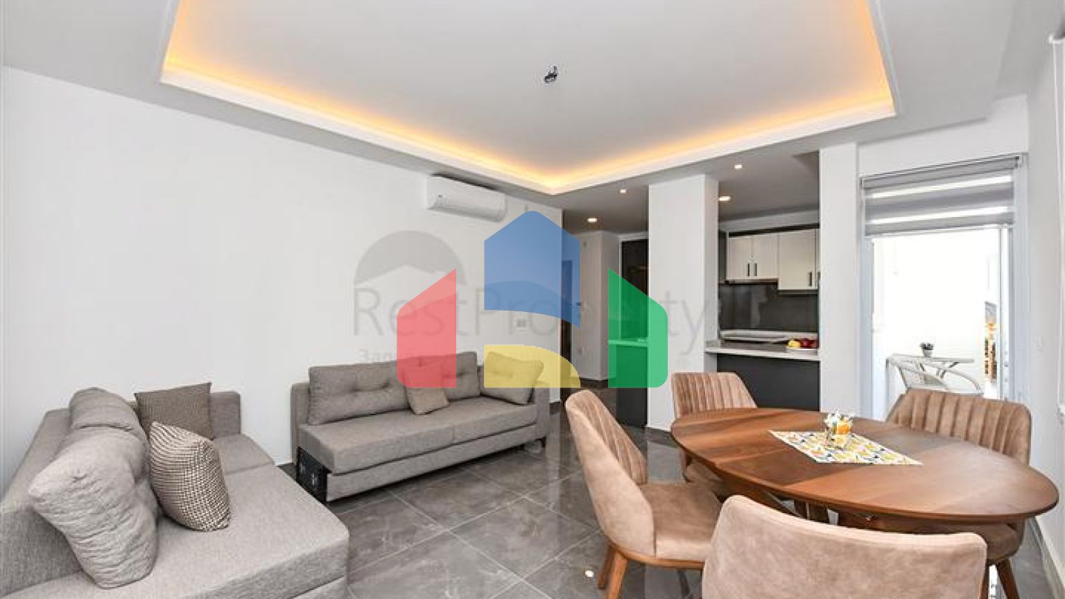 Квартира 1+1 в уютном комплексе в районе Авсаллар