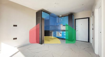 Светлая квартира 1+1 в комплексе с развитой инфраструктурой