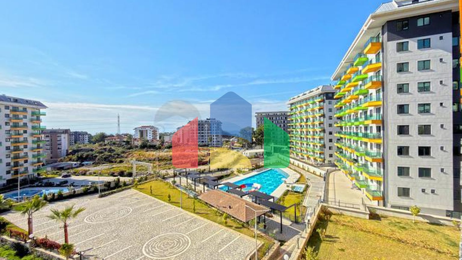 Светлая квартира 1+1 в комплексе с развитой инфраструктурой