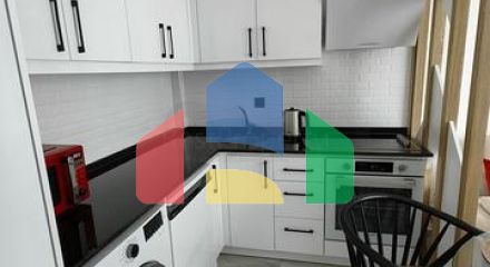 Двокімнатна квартира 1 + 1 в зеленій частині району Авсаллар з багатою інфраструктурою