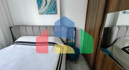 Двокімнатна квартира 1 + 1 в зеленій частині району Авсаллар з багатою інфраструктурою