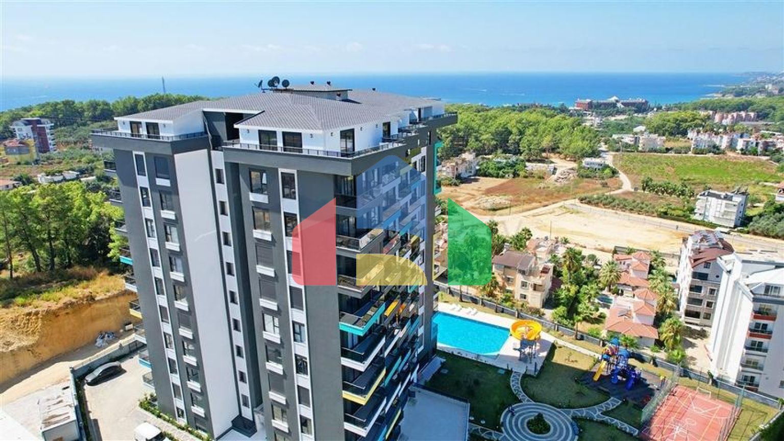 Двухкомнатная квартира 1+1 в районе Авсаллар