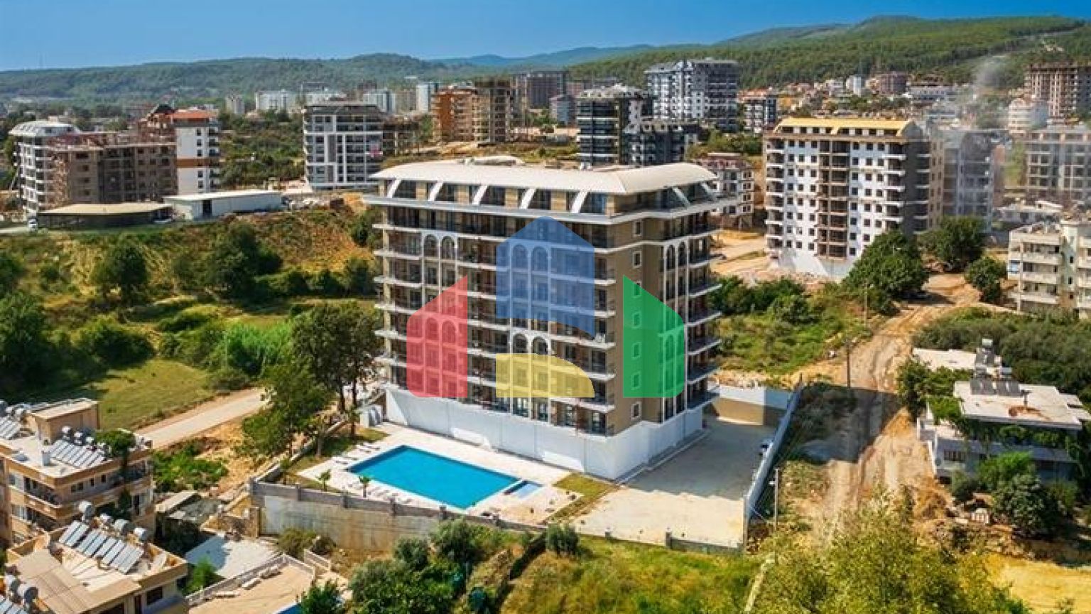 Двухкомнатная квартира 1+1 в районе Авсаллар