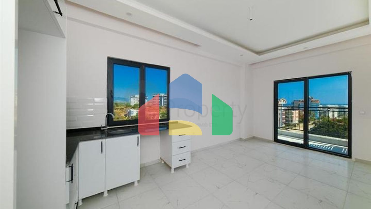 Двухкомнатная квартира 1+1 в районе Авсаллар