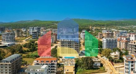 Двухкомнатная квартира 1+1 в районе Авсаллар