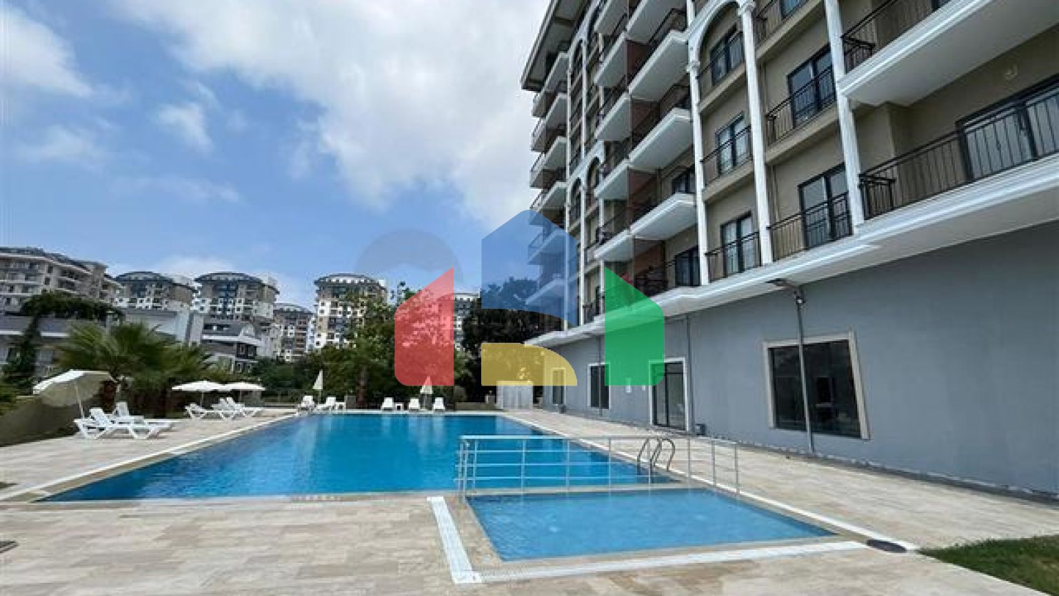 Двухкомнатная квартира 1+1 в районе Авсаллар